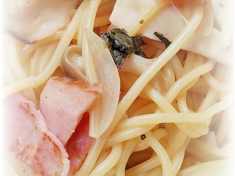 香り際立つ！きのこの和風パスタ